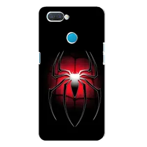 Чехол с человеком пауком для OPPO A12 - (AlphaPrint) (Паук марвел)