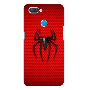 Чехол с человеком пауком для OPPO A12 - (AlphaPrint) (Паук Марвел)