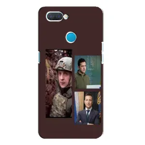 Чехол для OPPO A12 (AlphaPrint - с принтом Зеленского) (Президент)