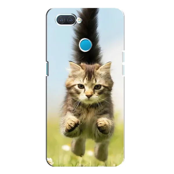 Чехол с принтом «Прыжок кота» для OPPO A12
