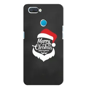 Рождественские Чехлы для OPPO A12 (VPrint) (Санта Крисмас)