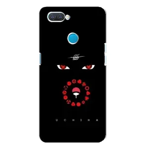 Чехлы на тему: Итачи Учиха для OPPO A12 (AlphaPrint) (глаза Итачи)
