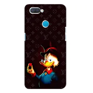 Чехлы для OPPO A12 - Скрудж МакДак Louis Vuitton (PREMIUMPrint) (Скрудж с бриллиантом)