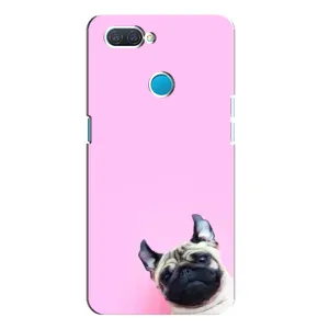 Чехлы с собаками для OPPO A12 (VPrint) (Смешная собака)