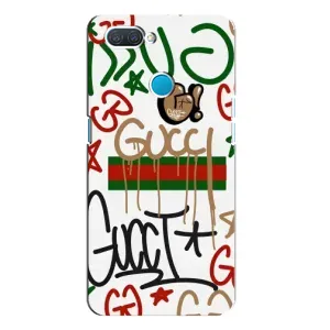 Брендновые Чехлы для OPPO A12 - (PREMIUMPrint) (Стиль GUUCI)