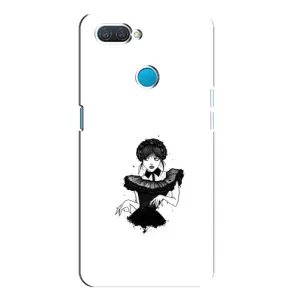 Чехлы Венсдей на OPPO A12 Уэнсдей (AlphaPrint) (танец Уэнздей)