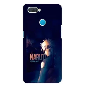 Naruto Anime Чехлы для Оппо А12 (AlphaPrint) (тень Наруто)