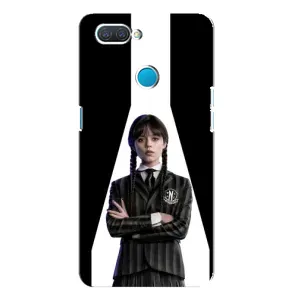 Чехлы Венсдей на OPPO A12 Уэнсдей (AlphaPrint) (W-Wednesday)