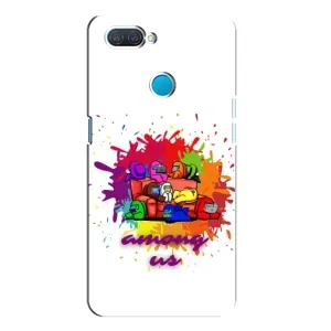 Чехол Амонг Ас для OPPO A12 (AlphaPrint) (Яркий АмонгАс)