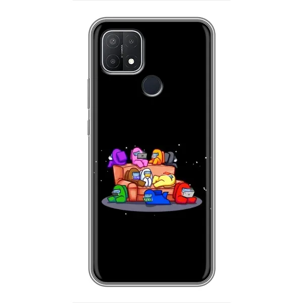 Чехол с принтом «Амонг-ас» для OPPO A15 Чехол с принтом «Амонг-ас» для OPPO A15