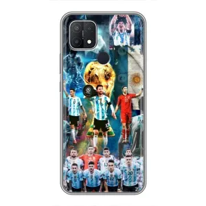 Чехлы Месси для OPPO A15 (AlphaPrint) (Аргентина Месси)