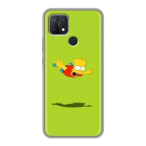 Чехол с Симпсонами для OPPO A15 (VPrint)