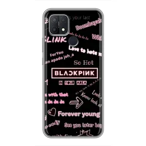 Чехол с музыкальной группой для OPPO A15 (BLACKPINK)