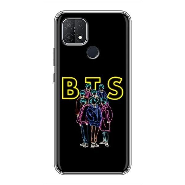 Чехол с принтом «BTS стайл» для OPPO A15