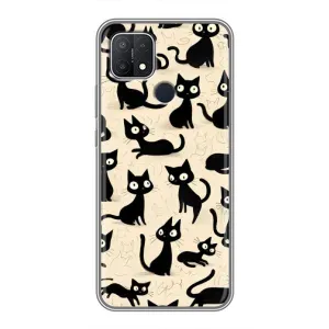Чехол с рисунком кот на OPPO A15