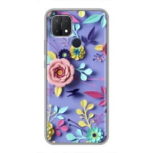 Чехлы с Цветами для OPPO A15 (VPrint) (Цветочный дизайн)
