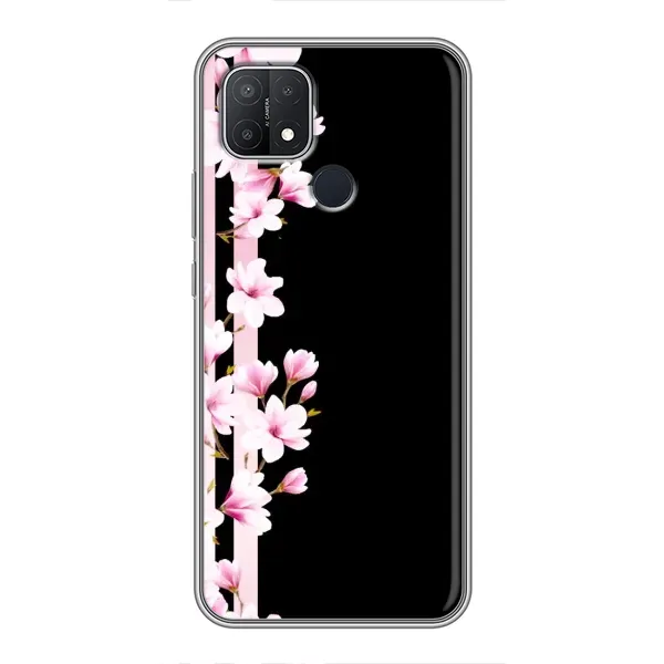 Чохол з принтом «Квіточки» для OPPO A15