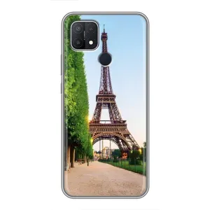 Чохол Ейфелева Вежа OPPO A15 - (AlphaPrint) (Дорога до Парижу)