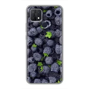 Чехлы с Фруктами для OPPO A15 (VPrint) (Ежевика)