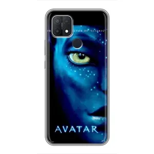 Чехлы с фильма АВАТАР для OPPO A15 (AlphaPrint) (глаз Аватара)