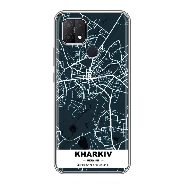 Чехол с принтом «Харьков» для OPPO A15