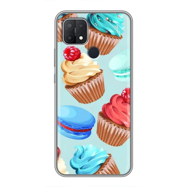 Чохол з принтом «Кексики» для OPPO A15