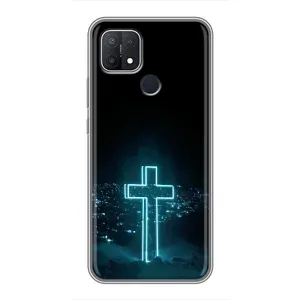 Чехол для OPPO A15 (AlphaPrint) - (Христианские)