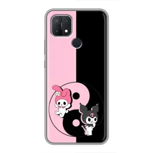 Чехол с кроликом Куроми на OPPO A15 (Куроми Инь Янь)