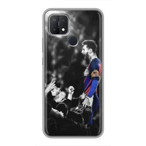Чехлы Месси для OPPO A15 (AlphaPrint)