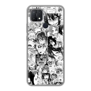 Анимешный чехол для OPPO A15 (Ahegao manga)
