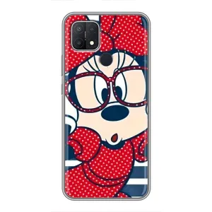 Міккі Маус чохол для OPPO A15 (AlphaPrint - Мультяшні) (Маус в окулярах)