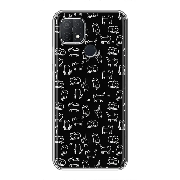 Чехол с принтом «Меленькие котики» для OPPO A15 Чехол с принтом «Меленькие котики» для OPPO A15