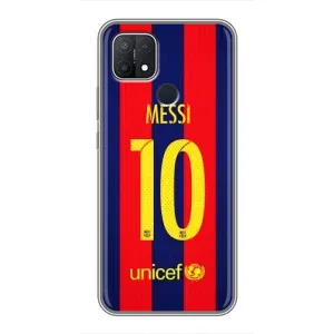 Чехлы Месси для OPPO A15 (AlphaPrint) (Messi Barca 10)