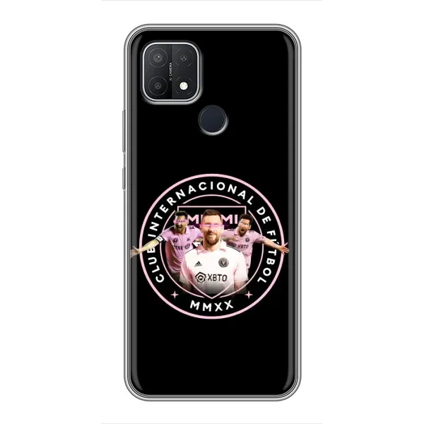 Чехол с принтом «Месси в лого» для OPPO A15
