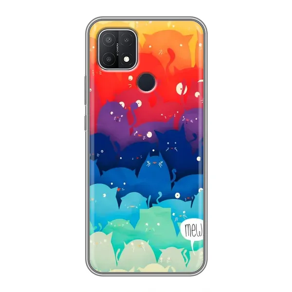 Чехол с принтом «Mew» для OPPO A15 Чехол с принтом «Mew» для OPPO A15