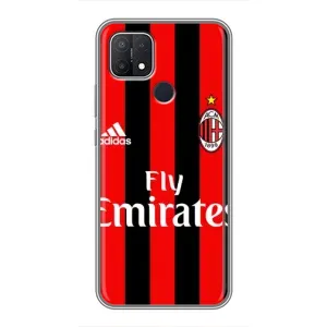 Чехлы для OPPO A15 (VPrint) - Футбольные клубы (Milan)