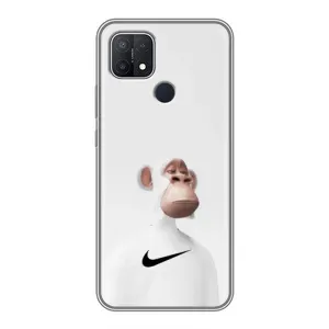 Чехлы с Обезьянами NFT для OPPO A15 (AlphaPrint) (обезьяна NFT Nike)