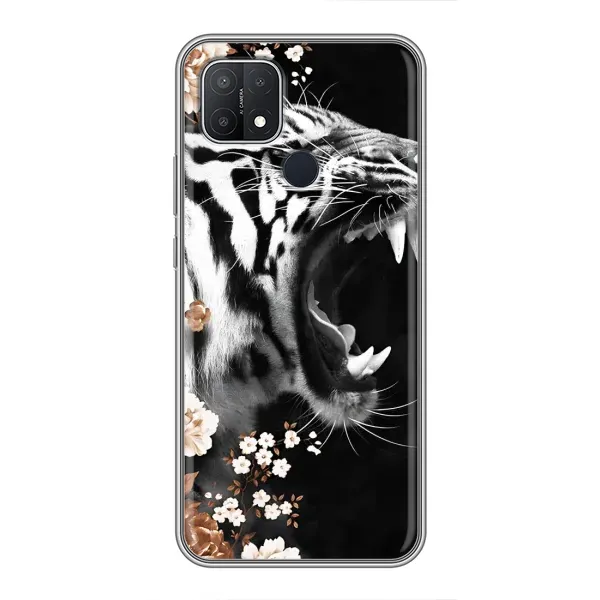 Чехол с принтом «Стильный ТИГР» для OPPO A15