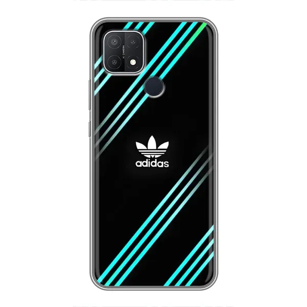 Чехол с принтом «Адидас с полосами» для OPPO A15s