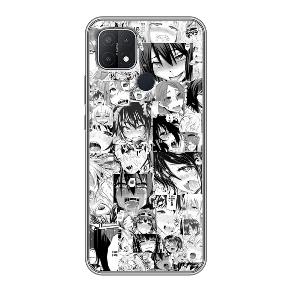 Чехол с принтом «Ahegao manga» для OPPO A15s Чехол с принтом «Ahegao manga» для OPPO A15s