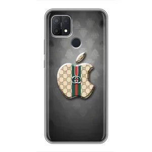 Чехлы ГУЧЧИ для Оппо А15с (AlphaPrint) (Apple gucci)