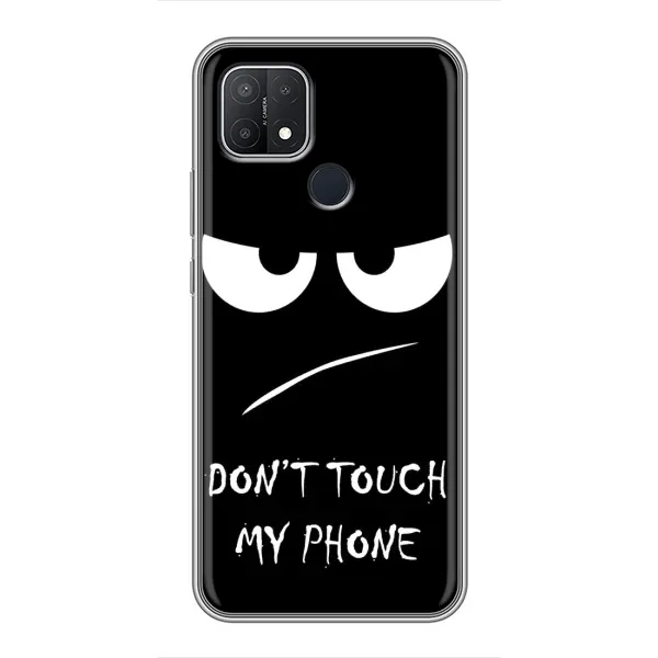 Чехол с принтом «Dont Touch» для OPPO A15s Чехол с принтом «Dont Touch» для OPPO A15s