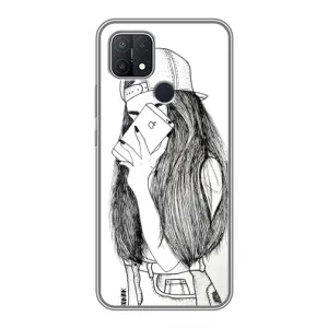 Чохол з принтом «Фото дівчини» для OPPO A15s