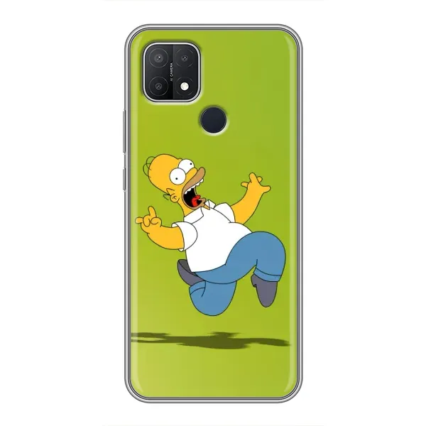 Чохол з принтом «Гомер Сімпсон» для OPPO A15s