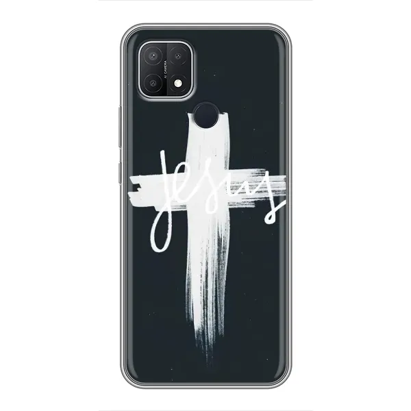 Чехол с принтом «Иисус» для OPPO A15s