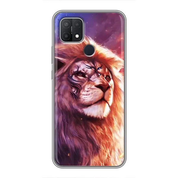 Чехол с принтом «Красочный Лев» для OPPO A15s