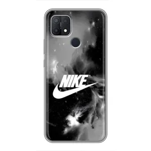 Чехол для OPPO A15s - с принтом Найк (AlphaPrint) (Лого Найк)