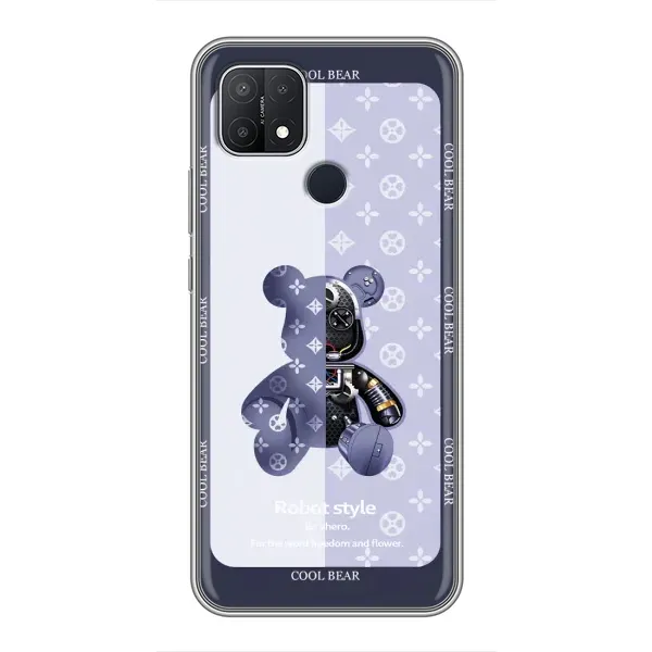 Чехол с принтом «Медвежонок LV» для OPPO A15s Чехол с принтом «Медвежонок LV» для OPPO A15s