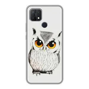 Чохол з пташками на OPPO A15s (VPrint) (Мила Сова)