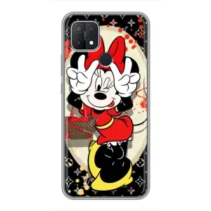 Чехол Disney Mouse OPPO A15s (PREMIUMPrint) (Минни peace)